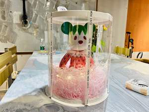 סיטונאי שקוף pvc עגול תיבת עוגת יום הולדת יחיד או גובה כפול 4 "6" 8 "עם אריזה אלגנטית - Product Image 6