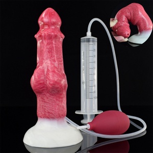 New Product Ideas 2022 Trends NNSX Realistic <b>Dildo</b> Men Realistic Ejaculating Fantasy Animal Penis With Sucker Anal Male Sex Toy - Product Image 2