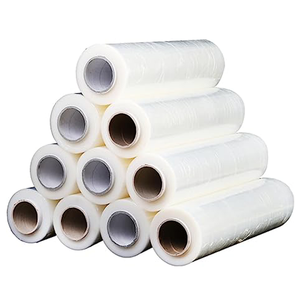 Rollo Jumbo de alta calidad, película de envoltura elástica de plástico PE, 50cm de ancho, superficie brillante, <span class=keywords><strong>Material</strong></span> BOPP/LDPE/POC, <span class=keywords><strong>PVC</strong></span> para manualidades de embalaje - Product Image 4