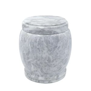 Kosten günstige exquisite moderne benutzer definierte Natur marmor Stein Einäscherung Outdoor Pet Ash Big Urn - Product Image 2