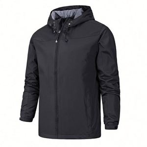 Waterproof Windbreaker <b>Jacket</b> Long Thin Hooded Breathable Quick Dry Custom Logo Plus Size Unisex Men's Women's Outdoor - Product Image 3