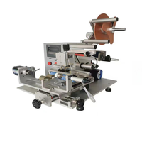 Machine d'étiquetage manuelle semi-automatique pour surfaces planes, étiquettes adhésives pour bouteilles carrées, machine d'étiquetage pour surfaces planes