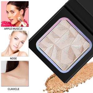 Paleta de Iluminador en Polvo Prensado OEM, 8 Tonos, Iluminador y Bronceador para Rostro y Cuerpo, Maquillaje Personalizado con Efecto Luminoso - Product Image 5