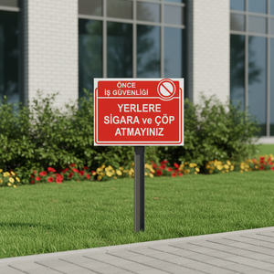 Do Not Litter or Smoke on the Ground Sign Yard Sign Product - Product Image 3