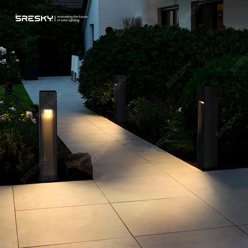 Sresky 4 modos de iluminación 1000LM Jardín luz solar al aire libre