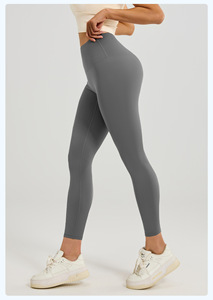 Leggings da yoga a vita alta senza cuciture, morbidi e aderenti per donna, vendita all'ingrosso, personalizzabili, per <span class=keywords><strong>allenamento</strong></span>, atletica, corsa, <span class=keywords><strong>palestra</strong></span>. - Product Image 4