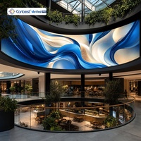 CANBEST FL Indoor Flexibles LED-Display P0.9 P1.2 P1.5 P1.8 P2.5 Speziell Geformter Bildschirm für Luxusmarken-Ladenpräsentation