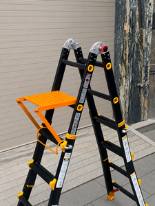 Escalera telescópica de aluminio fundido de alta resistencia de Vietnam con capacidad de 300 kg, escalera de trabajo tipo A con bloqueo de pasador - Product Image 6
