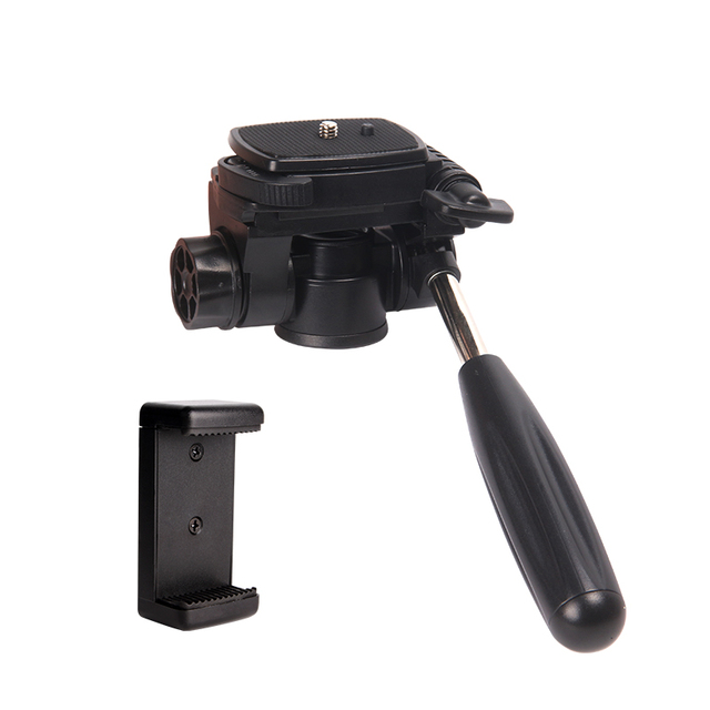 Adjustable 360 Degree Rotation Tilt Tripod Professional Panoramic 3 Way Pan Head