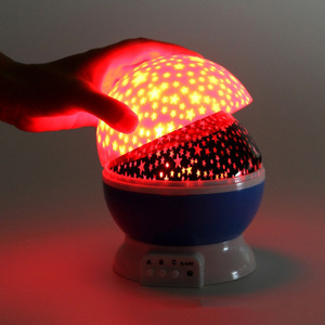 Dreamy Starry Sky Projector <b>Globe</b> Red Green Blue <b>LED</b> Night <b>Light</b> USB Powered Rotating Ambient Lamp Bedroom Home Decor - Product Image 1