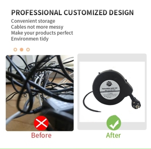 Kleine kabel <span class=keywords><strong>retractor</strong></span>, versenkbare power kabel reel für barber shop - Product Image 3