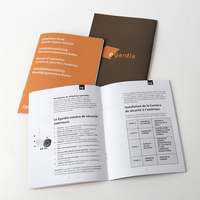 Precio barato, alta calidad, volantes de impresión personalizados, manual de descripción del producto, folleto de catálogo, manual de instrucciones
