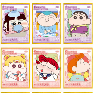 Tableau Shikishi Officiel Crayon Shin-chan en Papier, Décoration Murale <span class=keywords><strong>Manga</strong></span> Japonais, Illustration de Collection, Bordure Dorée, Couleurs Vives - Product Image 6