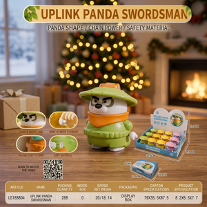 UPLINK Panda Figurine en plastique à remonter, jouet de dessin animé à chaîne pour les enfants de 2 à 4 ans - Product Image 6