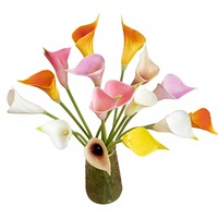 Bunga Calla Lily Bahan Poliuretan Terinspirasi Instagram untuk Dekorasi Rumah dan Pernikahan Buatan Cina Model MW01512