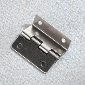 Bisagra para Puerta de Armario Plegable de Tres Pliegues, Estilo Moderno Minimalista, Color Plateado Niquelado, Hierro Duradero, Apertura de 90 Grados, Montaje Empotrado - Product Image 5