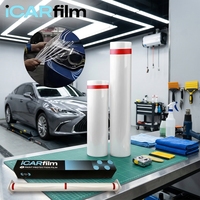 Film de protection de peinture (PPF) transparent en TPU de 7,5 mil, film de protection de carrosserie (TPH) pour voiture, auto-réparant, résistant au jaunissement, forte adhérence pour films de protection automobile