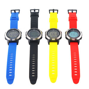 빅 다이얼 디지털 시계 유니섹스 2021 모델 3BAR 방수 크로노그래프 알람 시계 ABS 스테인리스 스틸 케이스 2년 배터리 - Product Image 2