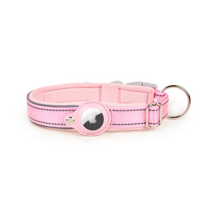 Venta caliente Anti-Lost <span class=keywords><strong>Dog</strong></span> Cat Nylon Collar con Airtags Cubierta protectora reflectante y característica personalizada - Product Image 4