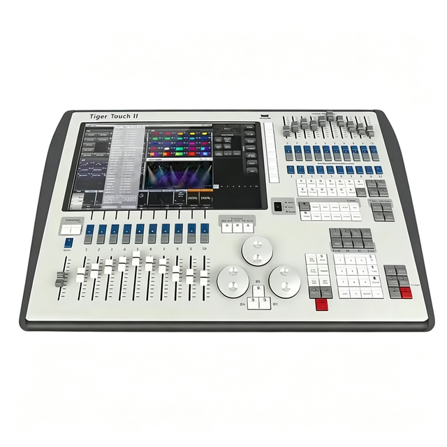 Avo Tiger Touch II Professional Lighting Console DMX512 Titan 10 Playback Faders Touch Screen Stage Light Controller