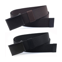 Ceinture tactique en nylon légère et résistante à l'usure, ceinture élastique extensible pour hommes, durable, pour activités de plein air, golf, ceintures tactiques décontractées