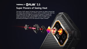 Téléphone robuste Ulefone NFC 4G Android 15 avec caméra thermique, version 10600mAh 12+256GB, Ulefone Armor 27T+ - Product Image 6