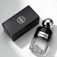 Bouteilles de parfum vides de 30ml 50ml 100ml Bouteille de parfum de parfum de fond en forme de montagne de 50ml avec emballage en boîte