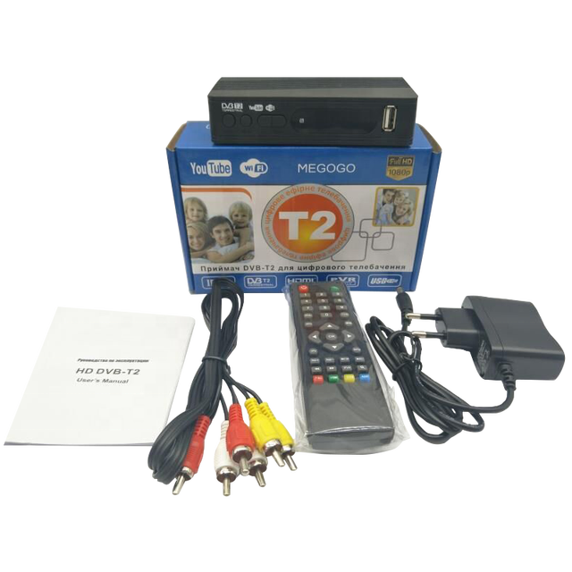 Russia Hot Sale Set Top Box Free Internet Channels Decoder Ip Tv FTA 1080p Dvb T2