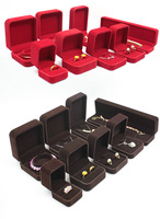 Boîte en Flanelle de Luxe Sur Mesure pour Bijoux: Boucle d'Oreille, Bracelet, Collier, Bague – Présentoir de Comptoir en Velours pour Cadeaux
