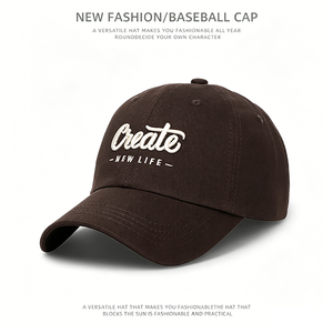 Custom Popular Wholesale Embroidery 6-Panel Baseball Caps Sporty Unisex Sports <b>Hats</b> Cotton Retro Vintage <b>Summer</b> Outdoors - Product Image 5