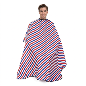 Nouvelle Cape de Coiffure Tendance Personnalisée en Polyester Taffetas Antistatique et Résistante à l'Eau pour Salon de Coiffure et Soins de Beauté - Product Image 2