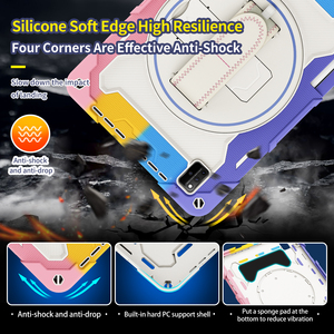 <span class=keywords><strong>Cover</strong></span> e custodie per <span class=keywords><strong>Tablet</strong></span> per <span class=keywords><strong>Lenovo</strong></span> Tab <span class=keywords><strong>M10</strong></span> HD (2nd Gen) X306 Optional Stand colori arcobaleno per bambini comodo custodia per <span class=keywords><strong>Tablet</strong></span> - Product Image 2