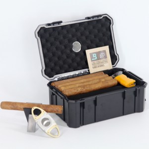 Custodia sigari di lusso con ABS e vetro smerigliatrice impermeabile scatola di rifornimento di rotolamento e accessori Cheirinho per Conjunto Para Fumar - Product Image 2