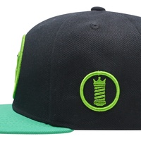 Casquettes Snapback Unisexe Certifiées BSCI avec Broderie 3D Personnalisée, Design Sportif et Logo Personnalisé pour l'Extérieur, le Hip-Hop et les Fêtes