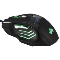 Ratón óptico mágico con luz LED RGB de 7 colores para ordenador, venta al por mayor, Usb, para juegos