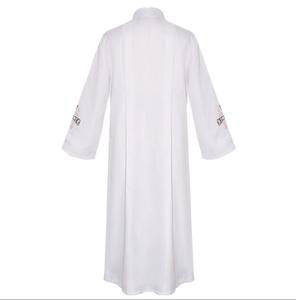 Ecowalson Retro Sacerdotes medievales Cosplay túnica blanca monjes capa disfraz fantasía Halloween carnaval fiesta fantasía traje - Product Image 5