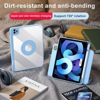 Étui magnétique détachable pour tablette avec emplacement pour stylo à chargement sans fil pour iPad 10e génération 2022