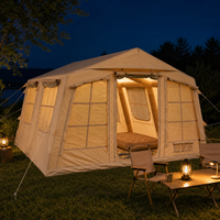 Carpa Inflable para Exteriores para 5 Personas, 13.68 m², Oxford, Camping, Estructura de Aire, Montaje Rápido, Personalizable, Venta al Por Mayor