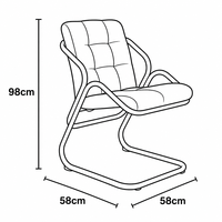 Fauteuil de salle à manger rembourré en tissu de luxe, OEM/ODM, avec pieds en métal robustes, largeur 58 cm, pour appartement, maison, bureau, fauteuil d'appoint moderne