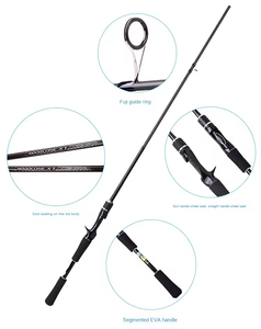 Canne à pêche à la ligne DAIWA Bassone XT Ultra Light ML en carbone, action lente, 2,2 m, longue portée, conçue pour la pêche au bar en eau profonde, originale du Japon - Product Image 4