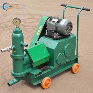 electric drive sand concrete injection grouting pump diesel injector dual cylinder grout pump made in china