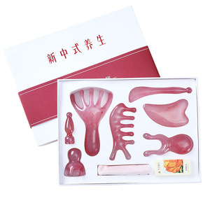 Coffret Cadeau Éveil de Vitalité : Ensemble de Masseurs Faciaux en Résine, Outils de Massage Manuels pour le Soin du Visage et de la Tête - Product Image 5