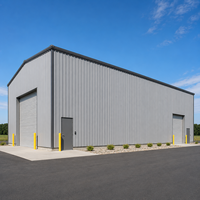 Entrepôt en structure acier durable sur mesure, plusieurs baies de chargement, conforme AISC, atelier métallique résistant aux intempéries, bâtiment de stockage et garage