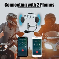 Headset Helm Bluetooth Headset Helm Motor Headphone Helm dengan Tombol Besar Eksternal Tahan Air Aksesoris Motor