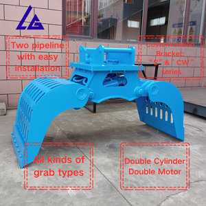 <span class=keywords><strong>Grappin</strong></span> de sélection robuste à ouverture large pour excavatrice, idéal pour les travaux forestiers et la manutention du bois - Product Image 6