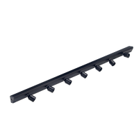Éclairage d'armoire LED linéaire mince, 12V dc, 24V, 4 pieds, barre lumineuse pour présentoir en bois, éclairage de meuble