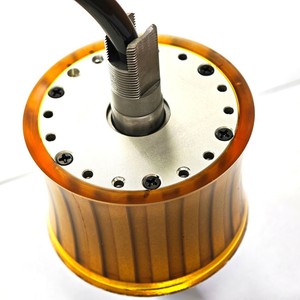 มอเตอร์เซอร์โว 48V แบบไร้แปรงถ่าน แม่เหล็กถาวร ติดตั้งแบบหน้าแปลน ปิดผนึกอย่างสมบูรณ์แบบ สำหรับเครื่องยิงลูกเทนนิส - Product Image 2