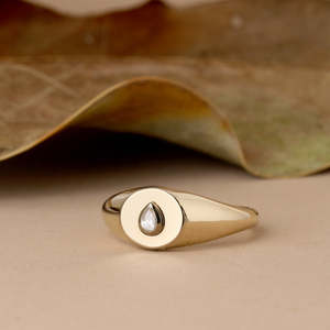 Anillo de Latón Xinyun con Diamantes, Exquisito Anillo Chapado en <span class=keywords><strong>Oro</strong></span> para Mujer - Product Image 3