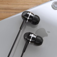Pas cher Vente en gros 3.5mm Écouteur Stéréo In-ear Écouteur Sans Microphone pour Ordinateur Portable MP3 Tablet PC Casque