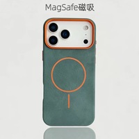 Coques pour iPhone 16e, étui en cuir de luxe pour iPhone 17 Pro Max, étui en cuir magnétique pour iPhone 17